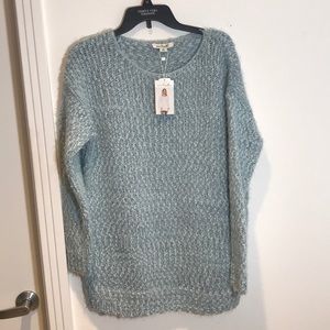 Soft light blue sweater